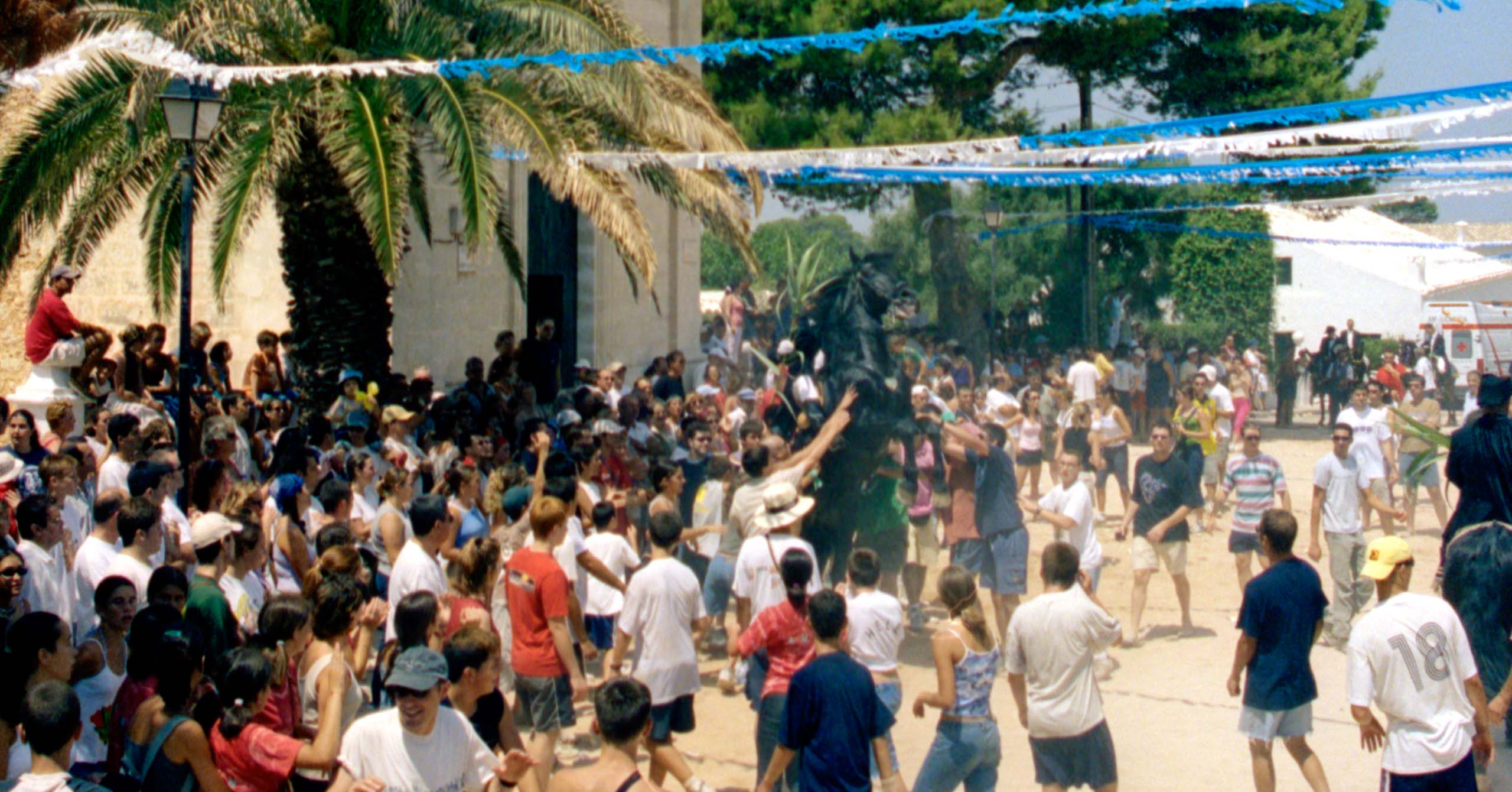 Jaleo en la iglésia de Sant Gaietà
