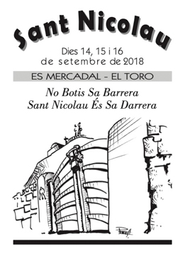 Cartel Sant Nicolau 2018